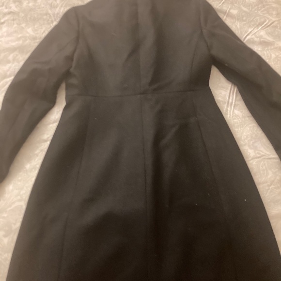 Stylish black wool J Crew factory coat. - Picture 4 of 8